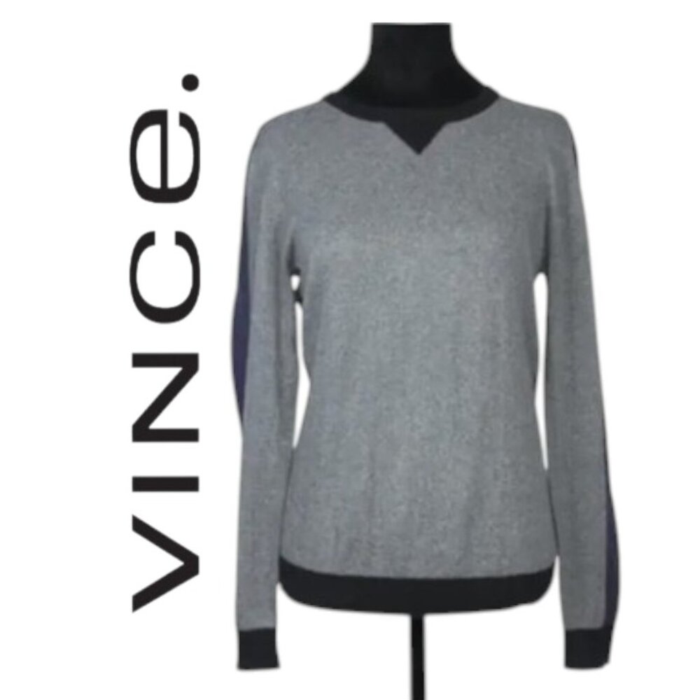 Vince Crewneck Sweater Cotton/Cashmere Blend Size XL